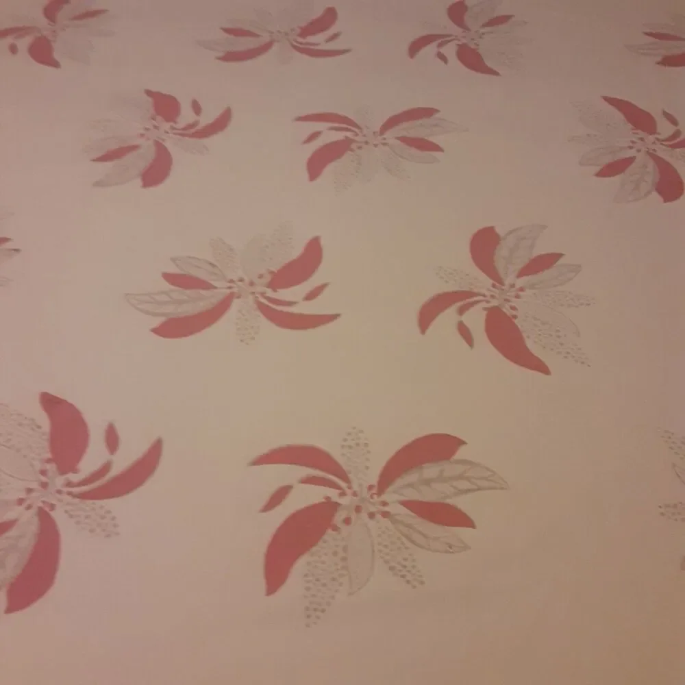 Vintage World Market Tablecloth Matte Floral & Polka Dots